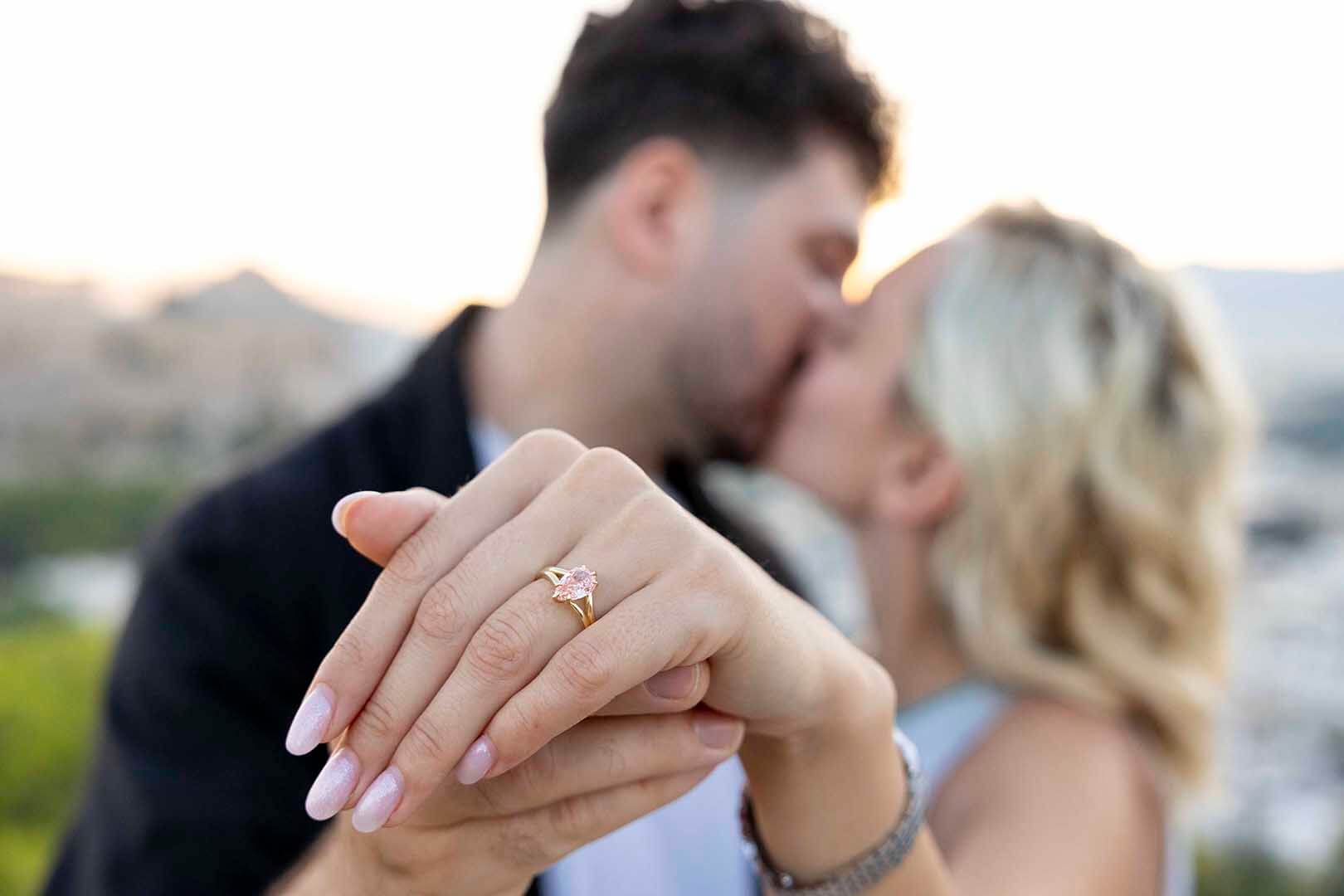proposal at sunrise